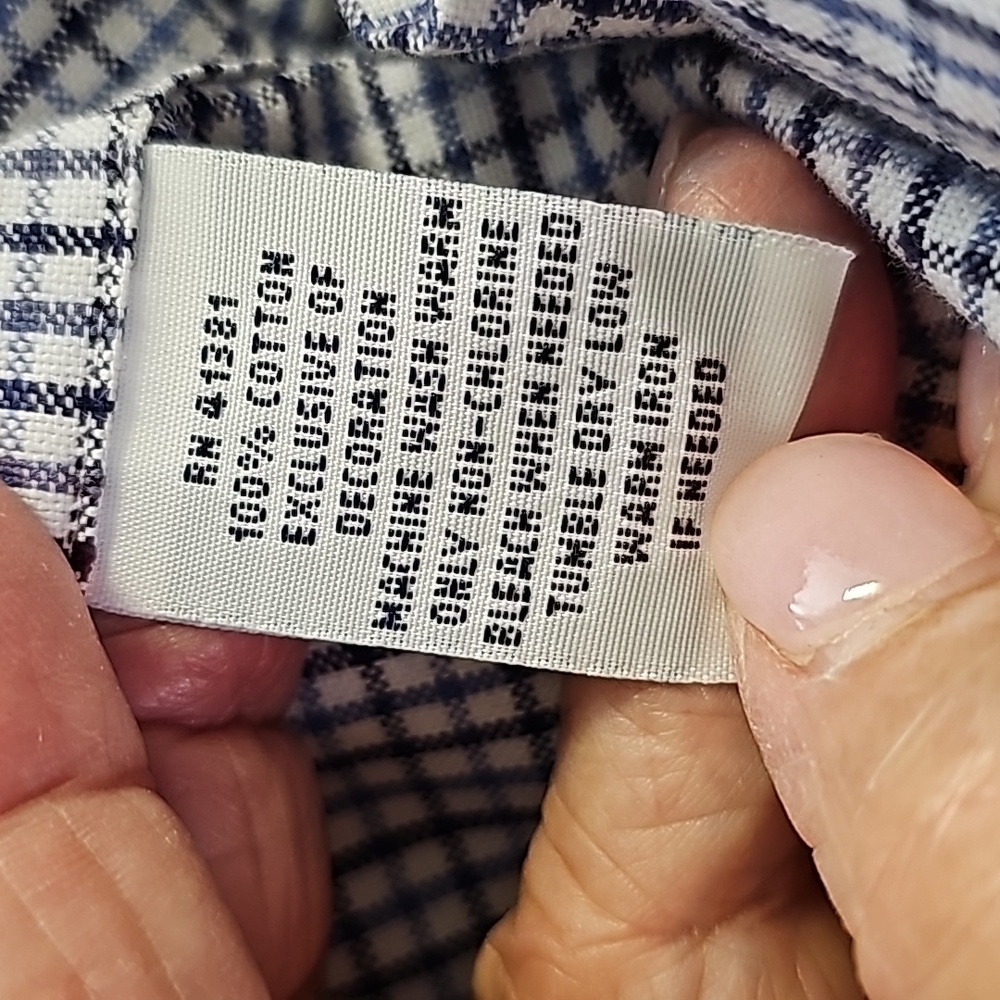 Ralph lauren mens classic fit long sleeve shirt. XL plaid Preppy print Excellent - Picture 12 of 12